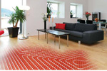 Radiant heat wood floors